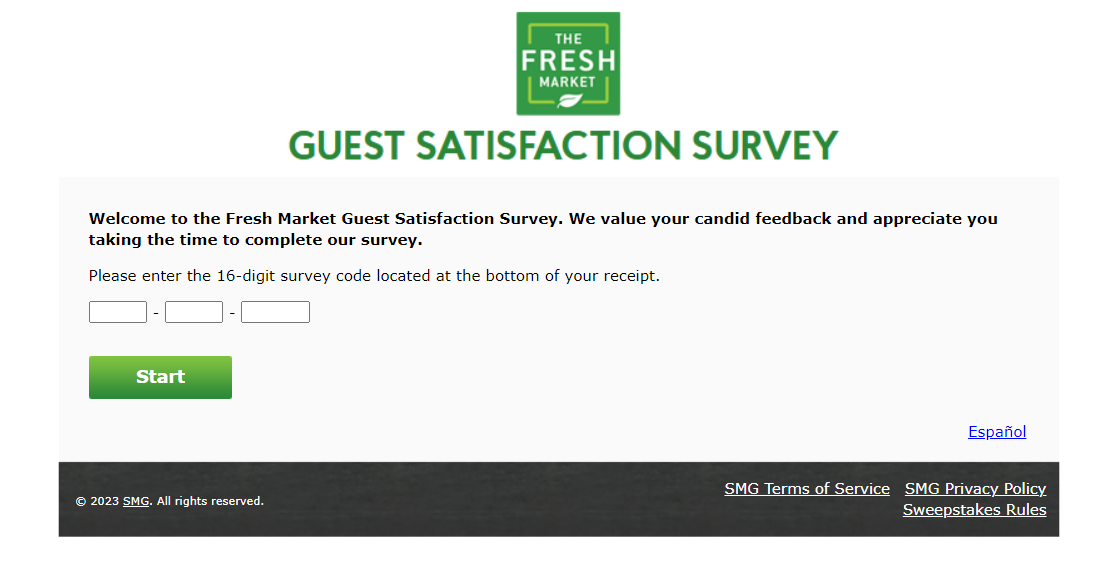 Fresh Market Survey