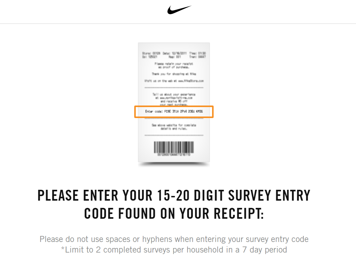 Official Nike Survey