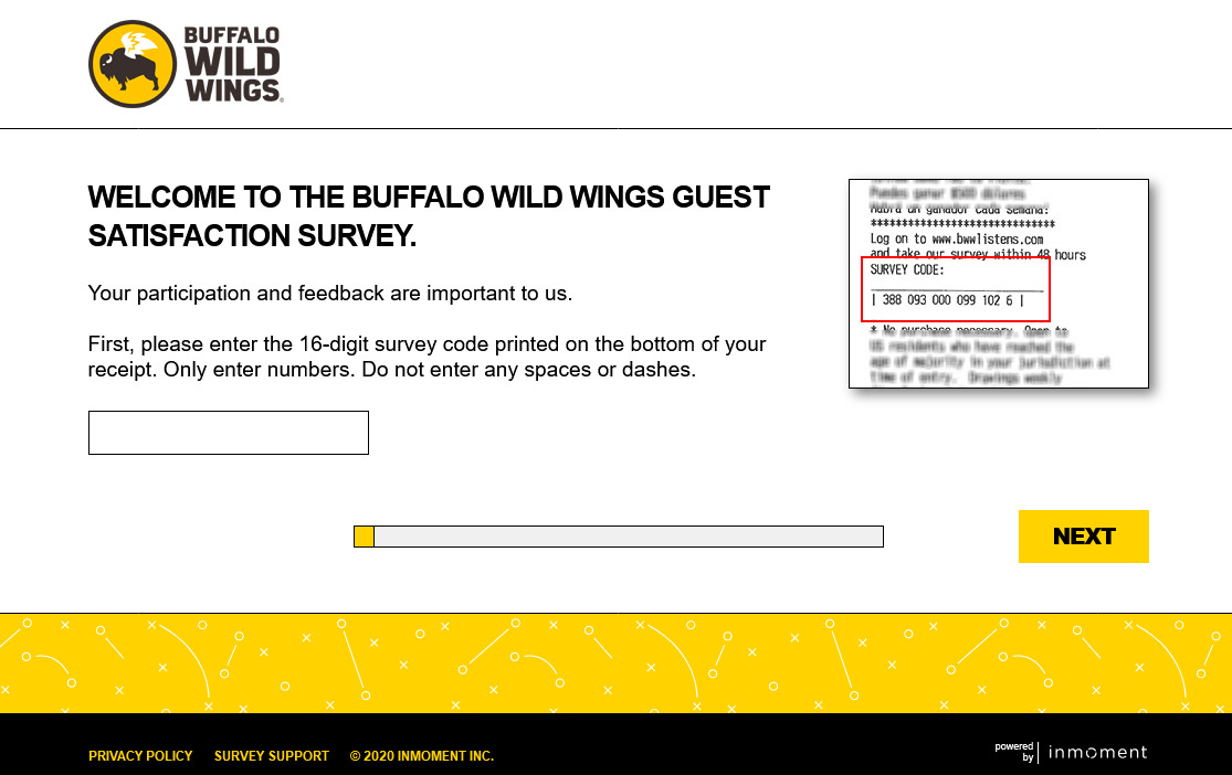 Buffalo Wild Wings Survey